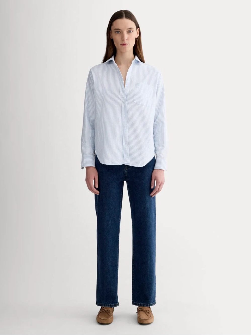NWT Everlane Women’s Way High Jeans in Dark Indigo 30 Long